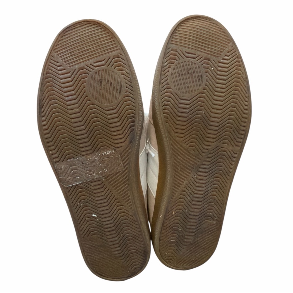 French Connection Austra Beige and White Sneakers - Picture 7 of 10